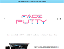 Tablet Screenshot of faceputty.com